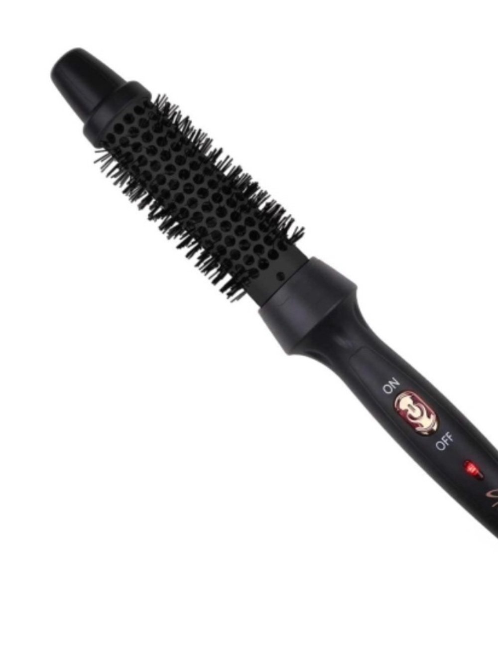 Aria Black Heated Ceramic Round Styling Brush
